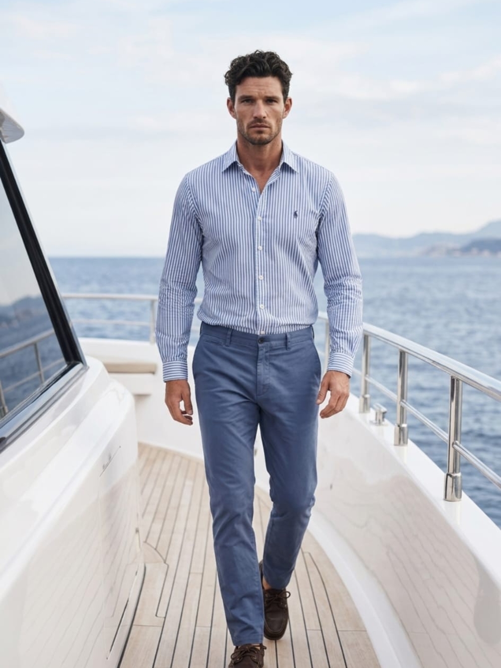 Ralph Lauren Blue Button Down Shirt